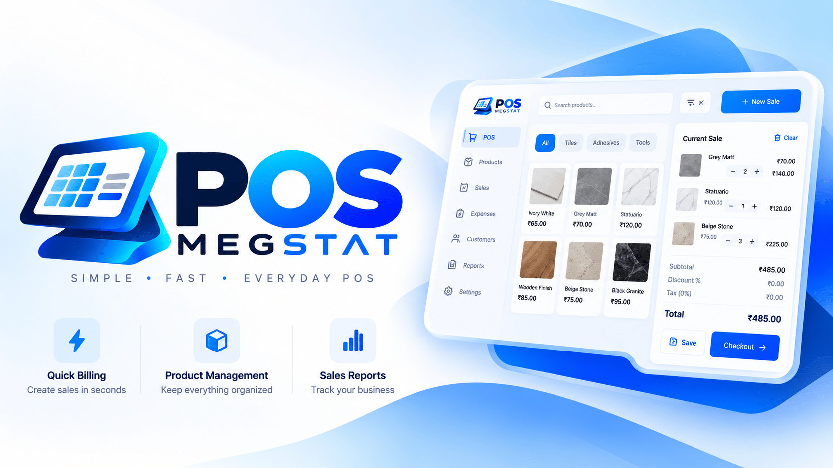 MEGSTAT POS Interface Background